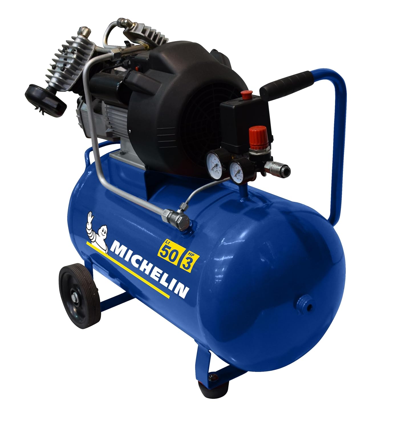 Olejový, výkonný, vzduchový kompresor, 10 barů, 50 l, 2,2 kW, 365 l/min., 230 V MICHELIN MB 3650 model 2024